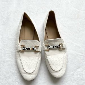 Boutique White Loafers